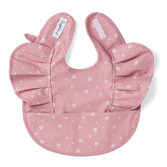 Snuggle Bib Pink Fleur