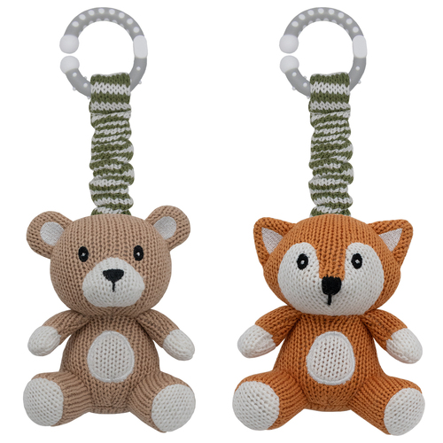 Bear & Fox Stroller Toys