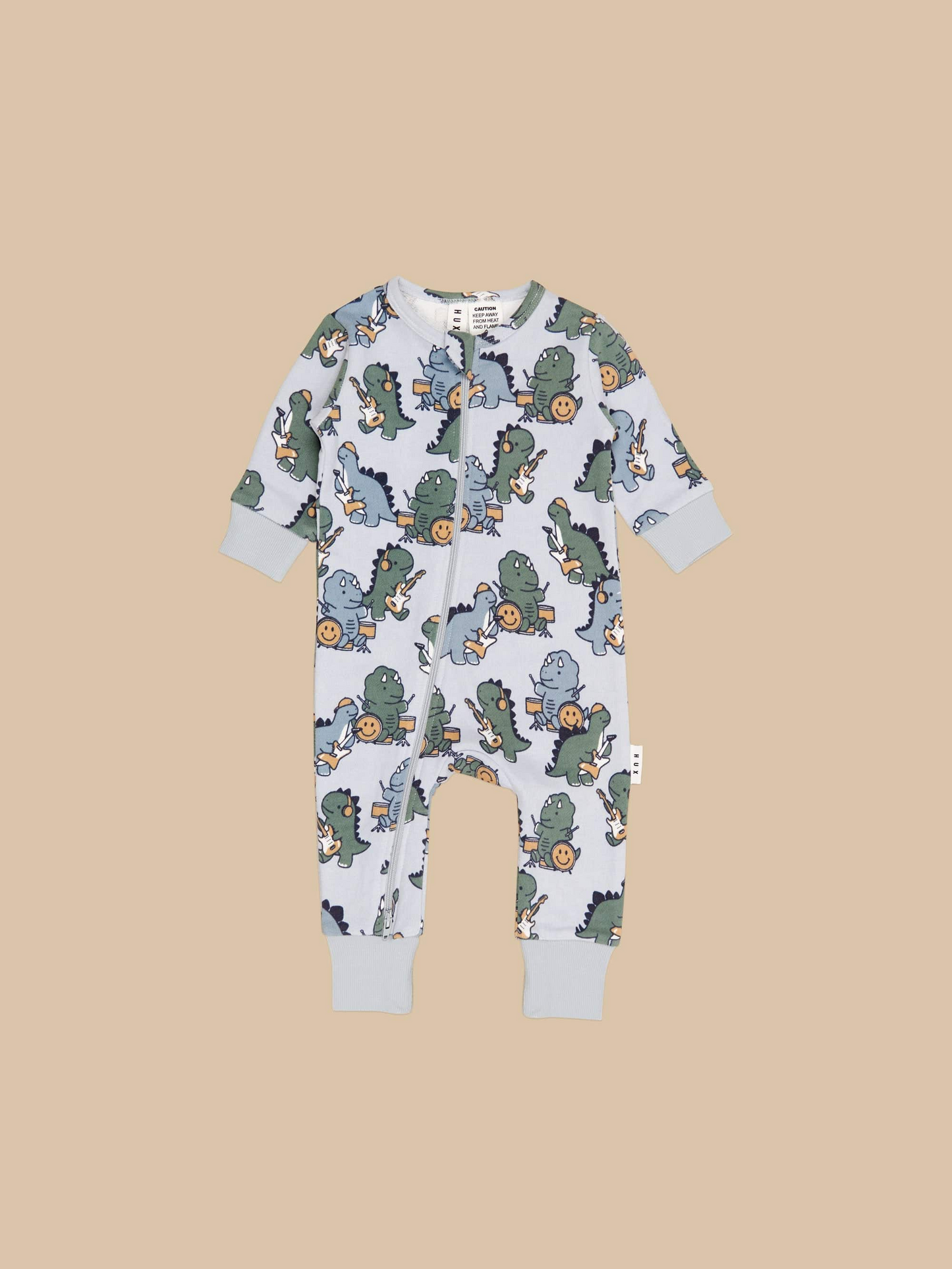 Dino Band Romper - Huxbaby