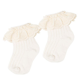 Designer Kidz Lace Frill Socks